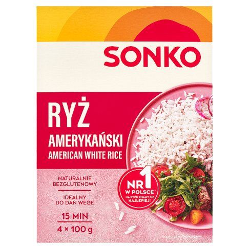 Ryż amerykański Sonko 4x100g widok 3