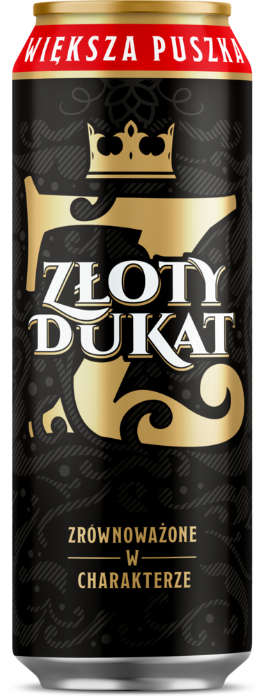 Piwo Złoty Dukat 0,55l 6% puszka widok 1