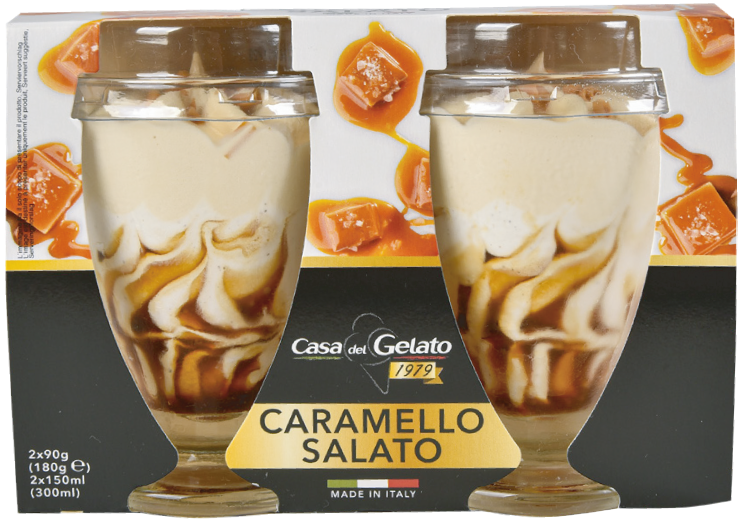 Lody w pucharku Casa del Gelato 2x150ml mix widok 1