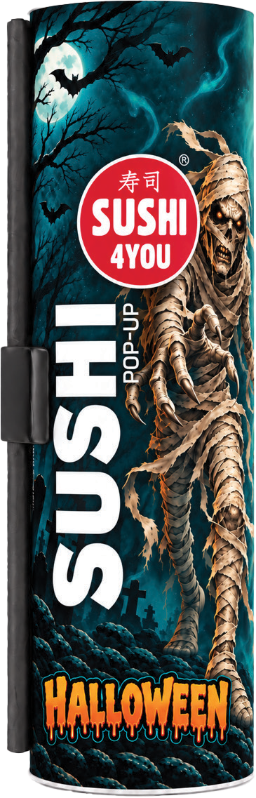 Sushi Pop-up Halloween łosoś Sushi4You 194g widok 1