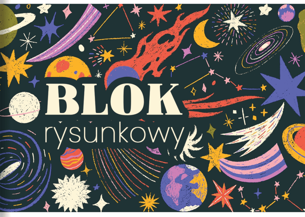 Blok rysunkowy A4/20k biały SZ26 widok główny 