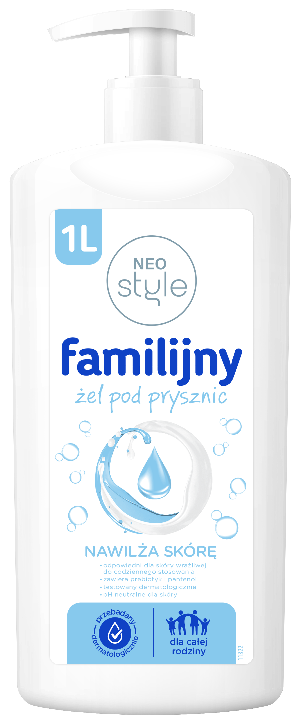 Żel pod prysznic familijny Neo Style 1l widok 1