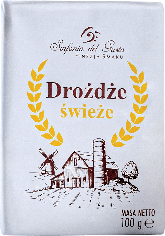 Drożdże świeże Polmarkus 100g widok 1