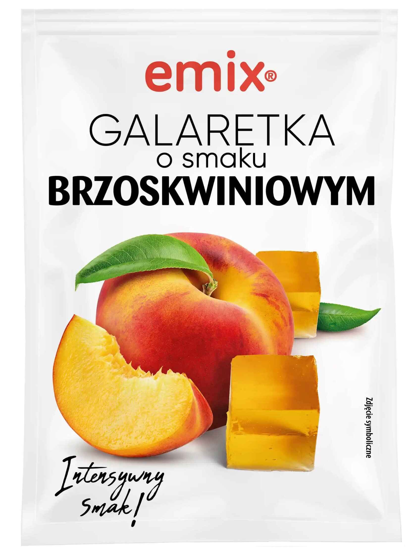 Galaretka brzoskwiniowa Emix 75g widok 1