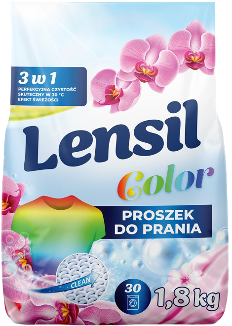 Proszek do prania Lensil kolor 30p 1,8kg widok 1