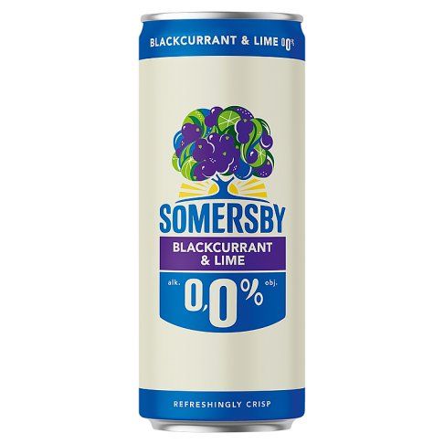 Napój piwny Somersby blackcurr. 330ml 0% puszka widok 1