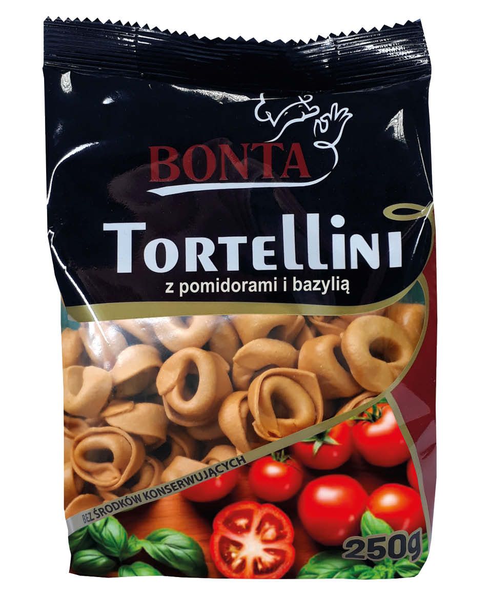 Makaron tortellini pomidor i bazylia Bonta 250g widok 1