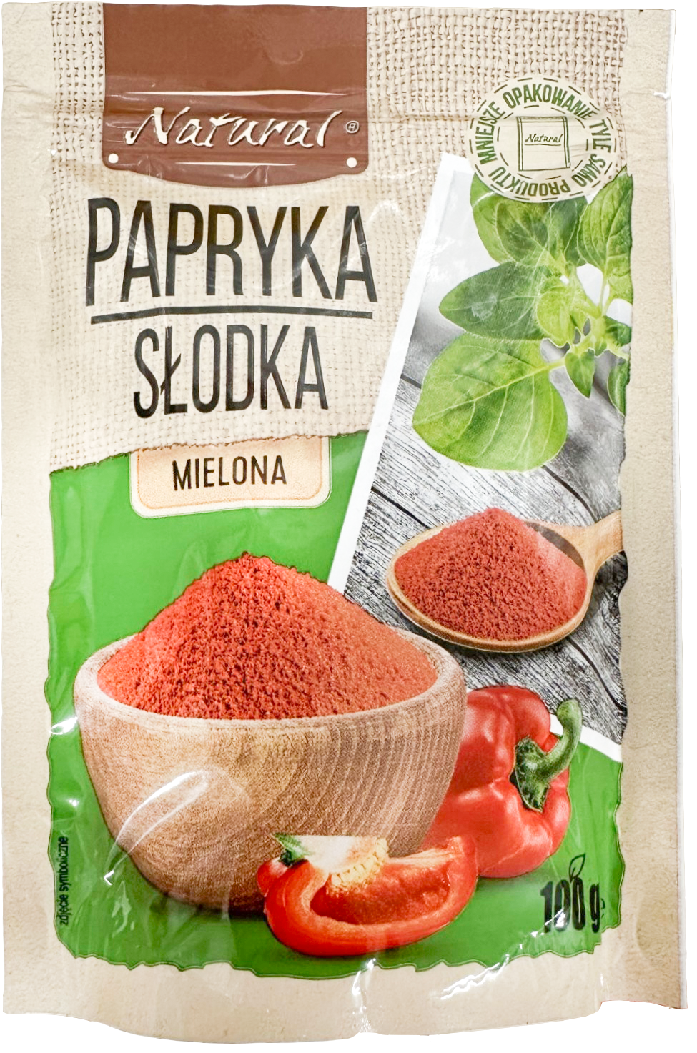 Papryka słodka Natural 100g widok główny