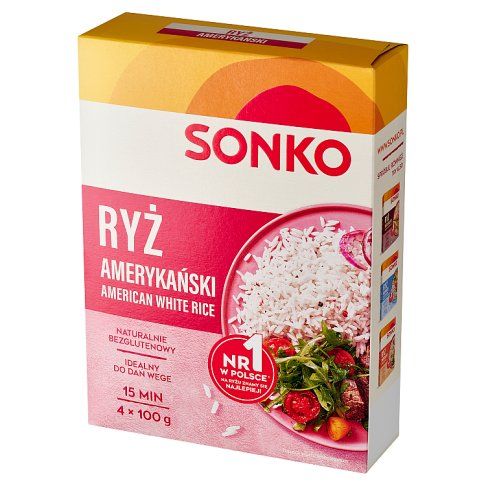 Ryż amerykański Sonko 4x100g widok 4