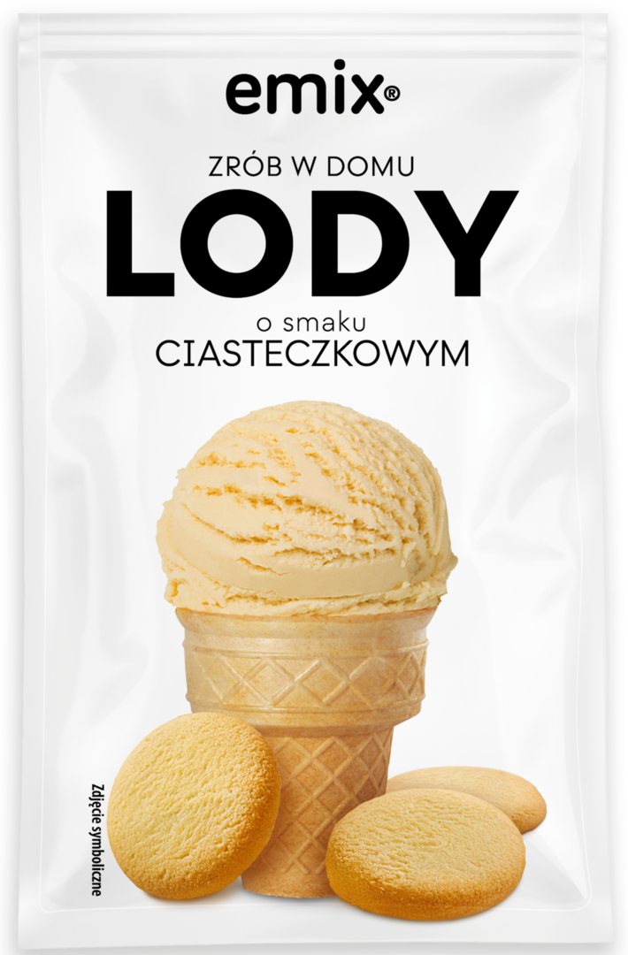 Lody o smaku ciasteczkowym Emix 60g widok 1