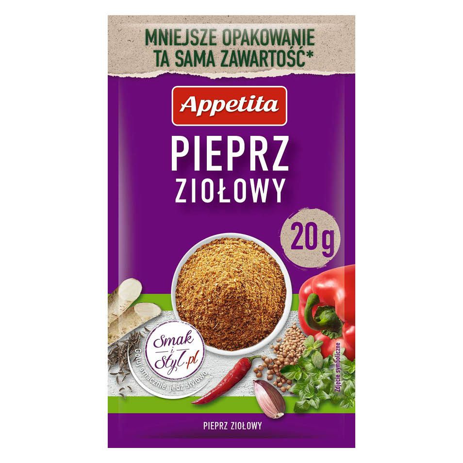 Pieprz ziołowy Appetita 20g widok 1