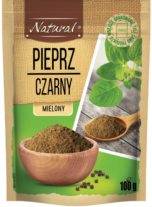 Pieprz czarny mielony Natural 100g widok 1