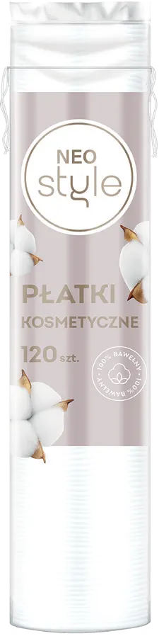 Płatki kosmetyczne Neo Style 120szt widok główny