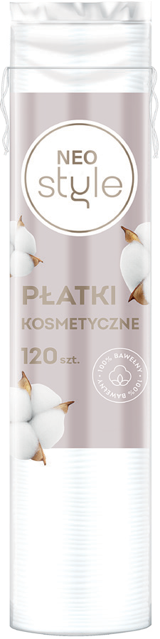 Płatki kosmetyczne Neo Style 120szt widok główny