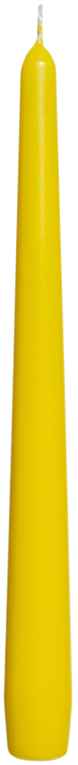 Świeca szpica żółta Bolsius 25cm 7,5h widok 1