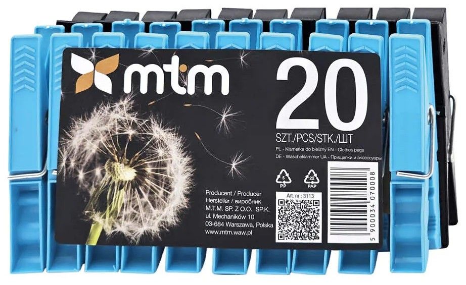 Klamerki do bielizny MTM 20szt. widok 1
