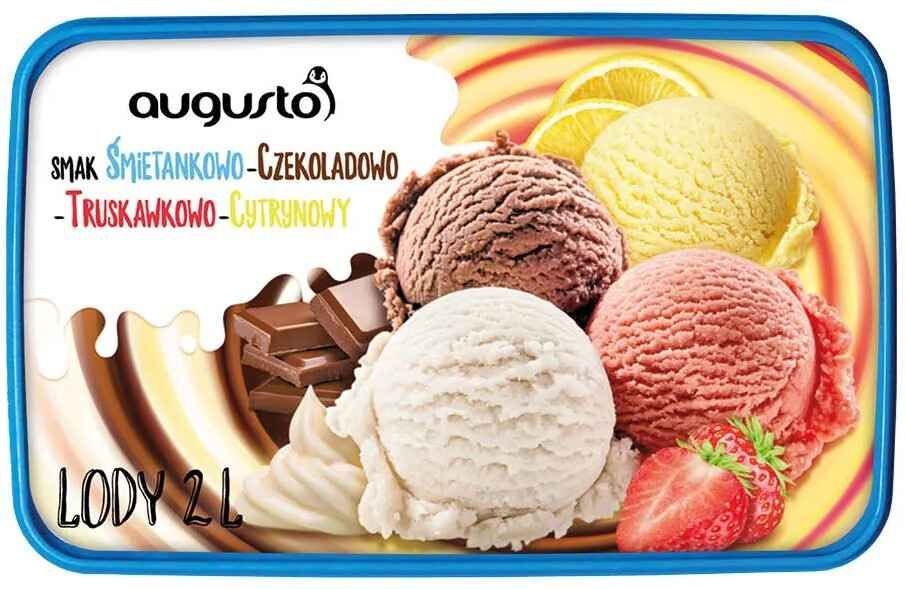 Lody 4-smakowe Augusto 2l widok 1