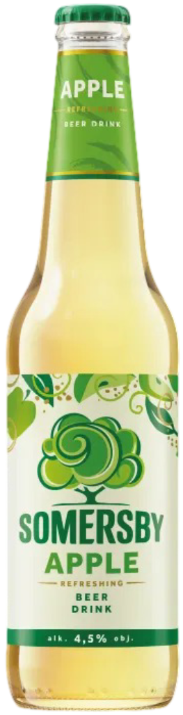 Napój piwny Somersby apple 400ml 4,5% but. bzzw. widok główny