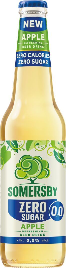 Napój piwny Somersby zero appl 400ml 0% but. bzzw. widok 1