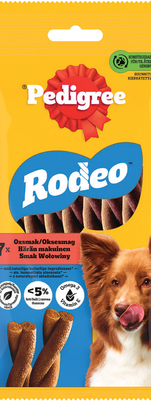 Przekąska dla psa Rodeo Pedigree 123g widok 1