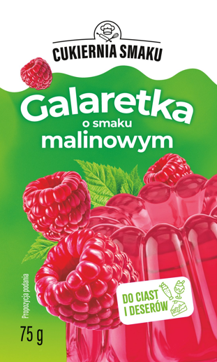 Galaretka o sm malinowym Cukiernia Smaku 75g widok 1