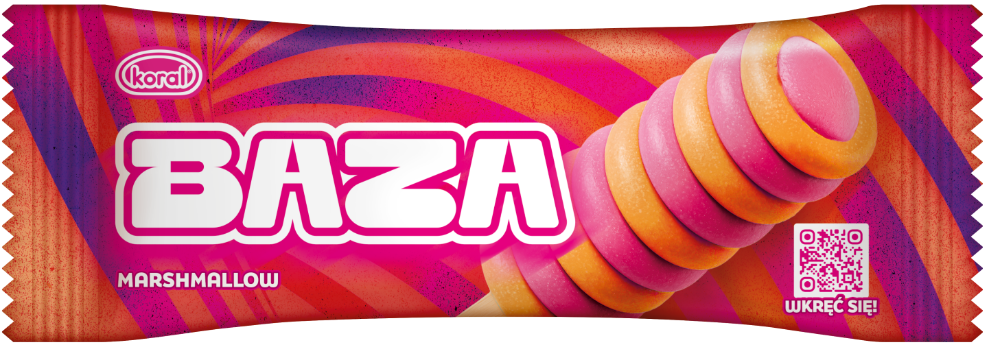 Lody na patyku Baza marshmallow Koral 110ml widok główny