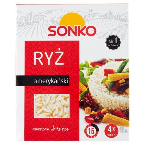 Ryż amerykański Sonko 4x100g widok 1