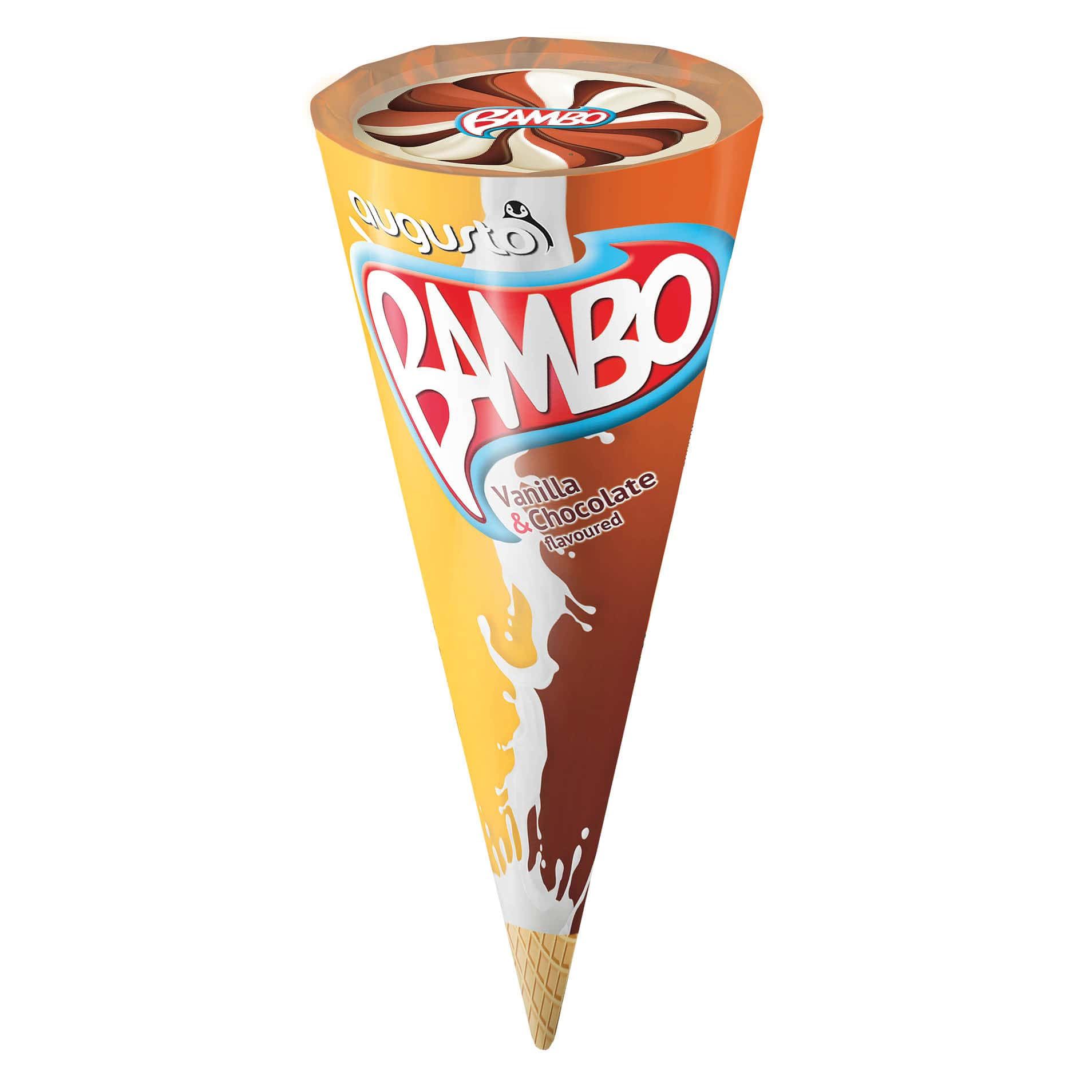 Lody rożek wan. trusk./wan. czek. Bambo 120ml mix widok 2