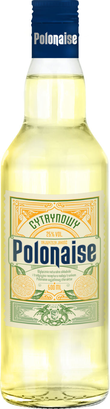 Napój spirytusowy Polonaise cytrynowy 0,5l 25% widok 1