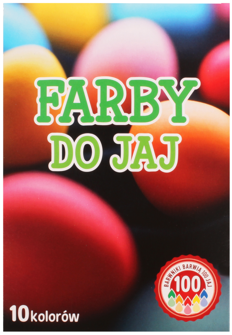 Farby do jajek 10 kolorów WN26 widok 1