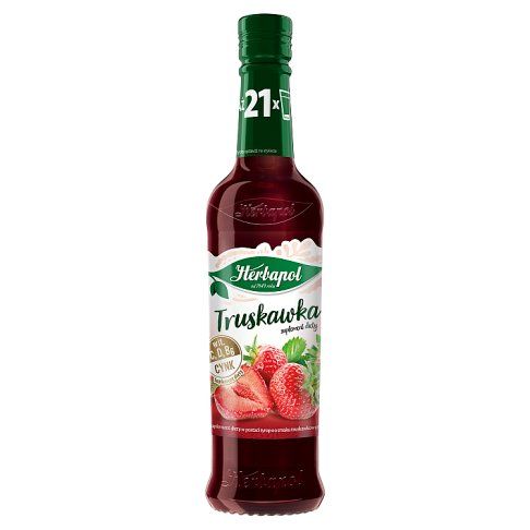 Syrop truskawkowy Owocowa Spiżarnia Herbapol 420ml widok 3