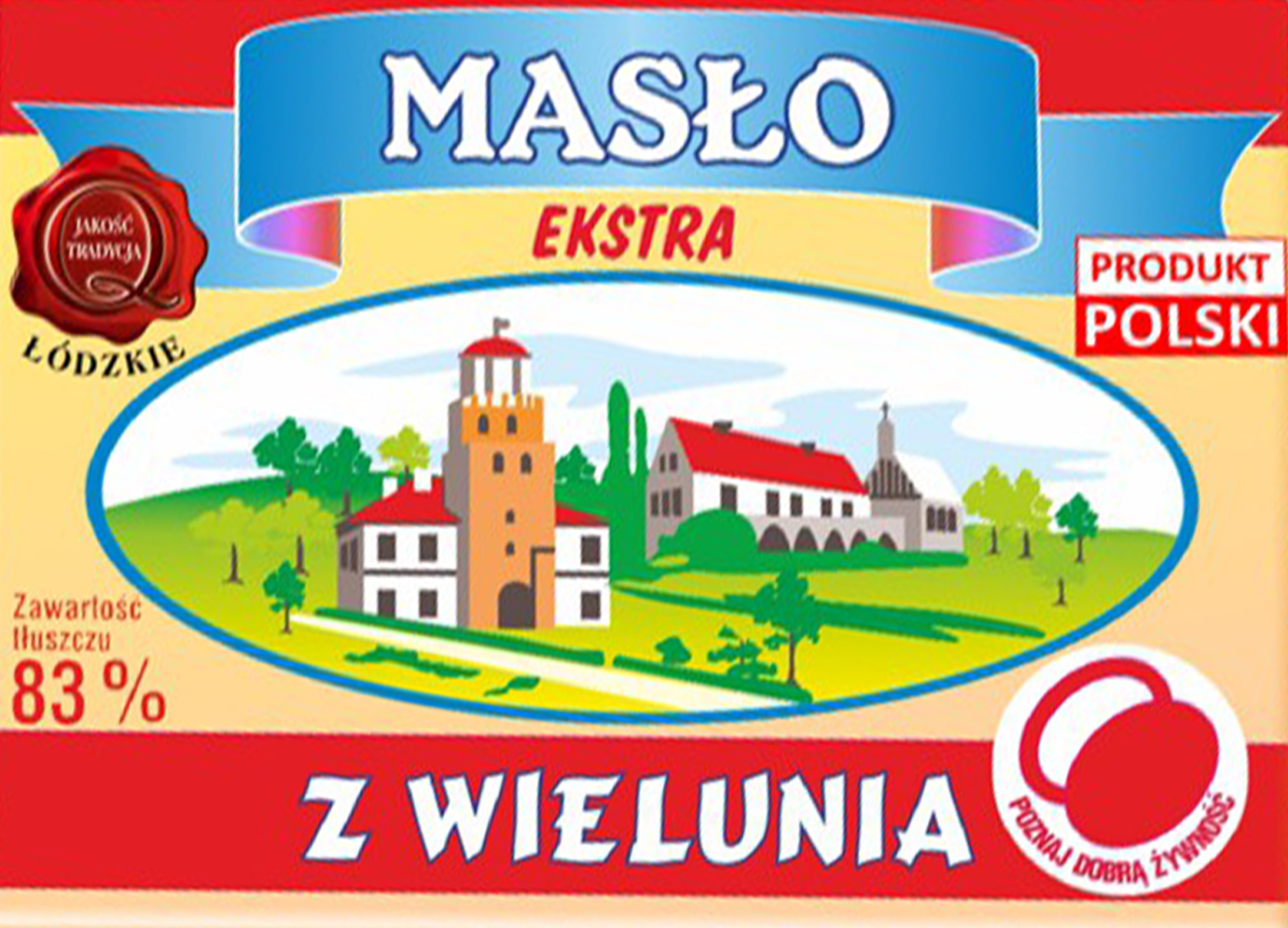 Masło ekstra 83% SDM Wieluń 250g widok 1