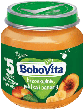Deser brzoskwinia jabłka banan Bobovita 130g widok 1