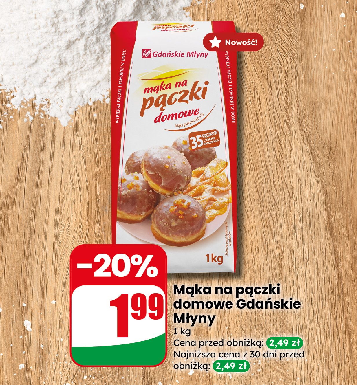 Produkty do wypieku teraz taniej w DINO!