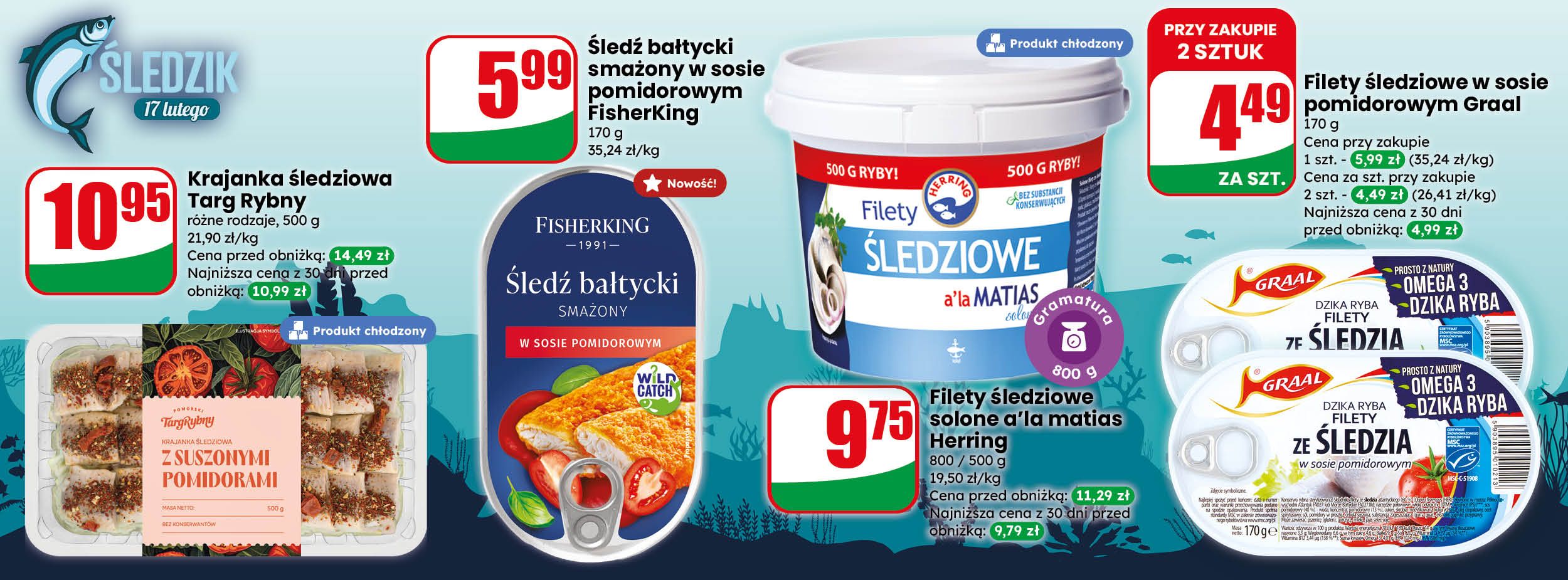 Śledzik tylko z DINO!