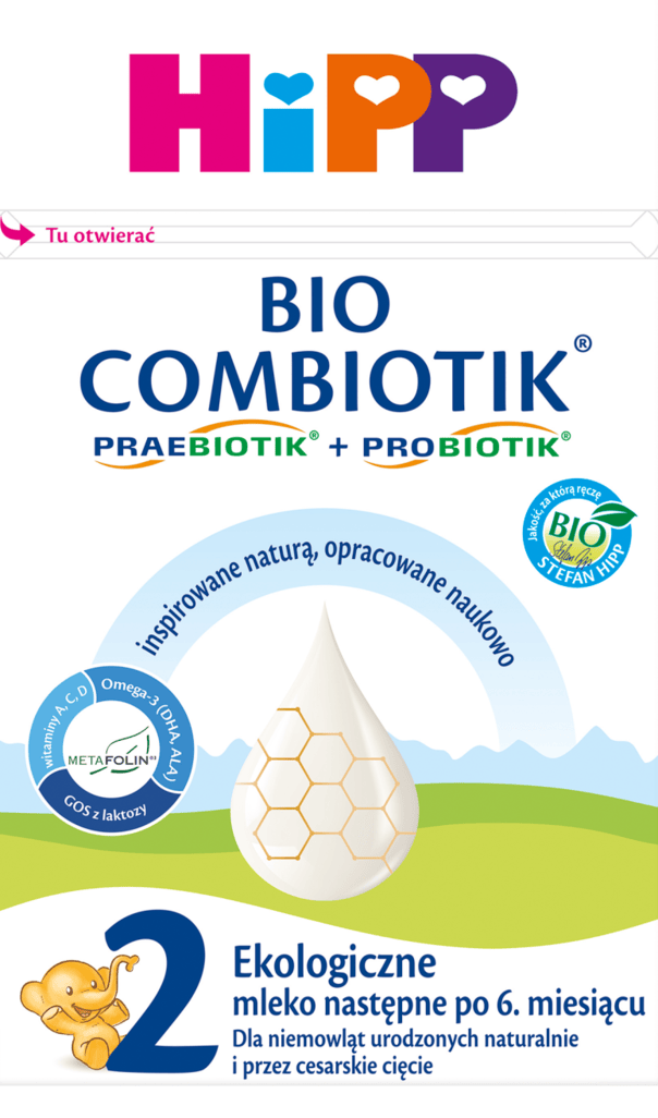 Mleko Bio Combiotik 2 Hipp 550g widok 1