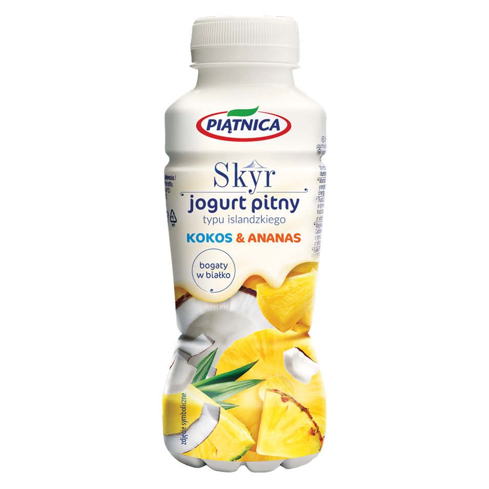 Jogurt pitny skyr OSM Piątnica 330ml mix widok 1