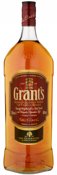 Whisky Grants 1,5l 40% widok 1