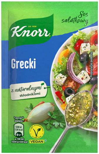 Sos sałatkowy grecki Knorr 9g widok 1