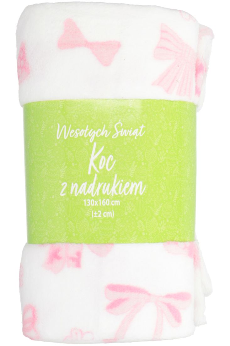 Koc z nadrukiem 130x160cm widok 2