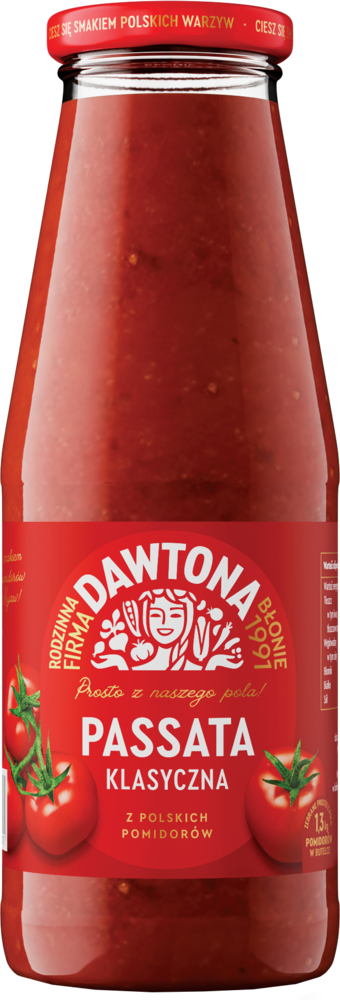 Passata pomidorowa klasyczna Dawtona 690g widok 1