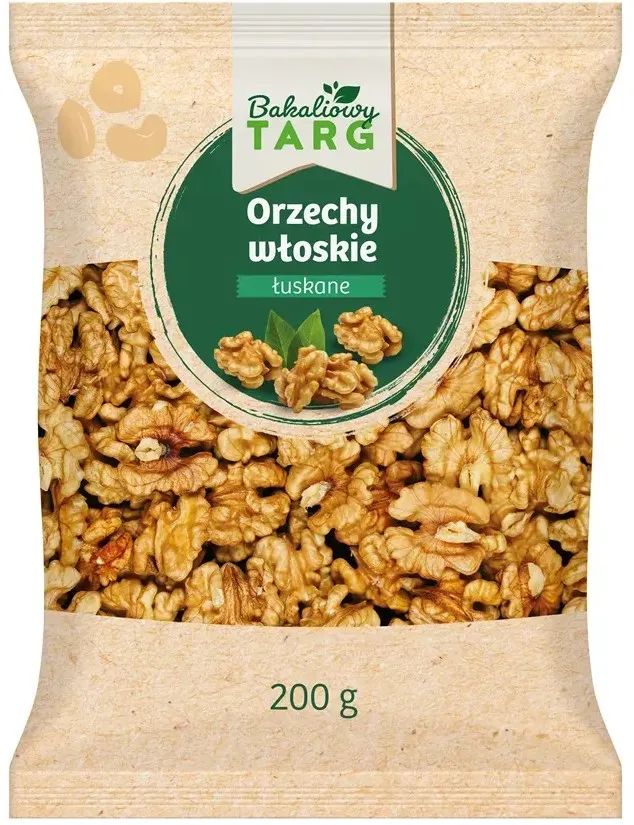 Orzechy włoskie łuskane Bakaliowy Targ 200g widok 1