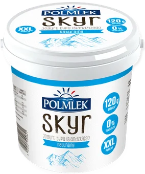Zdjęcie produktu - Jogurt skyr naturalny Polmlek 1kg