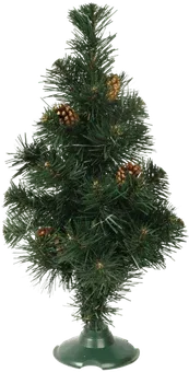 Choinka sztuczna na stojaku z szyszkami LED BN25 widok 1