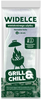 Zdjęcie produktu - Widelce transp wielokrot użytku Grill&Chill 25szt