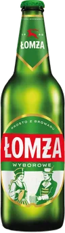 Piwo Łomża wyborowe 0,66l 6% but. bzzw. widok główny 
