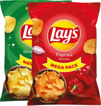 Chipsy zielona cebulka Lay's 200g widok 1