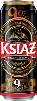 Piwo Książ czarny specjał 0,5l 9% puszka widok 1