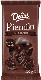 Pierniki w czekoladzie Deliss 500g widok główny