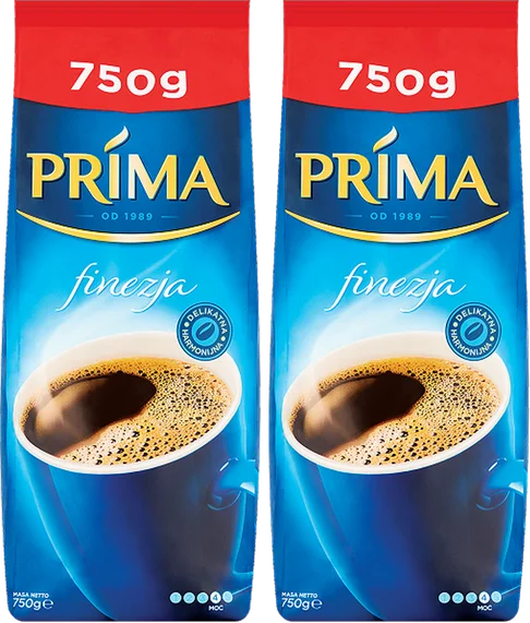 Kawa mielona Prima Finezja 750g widok 1